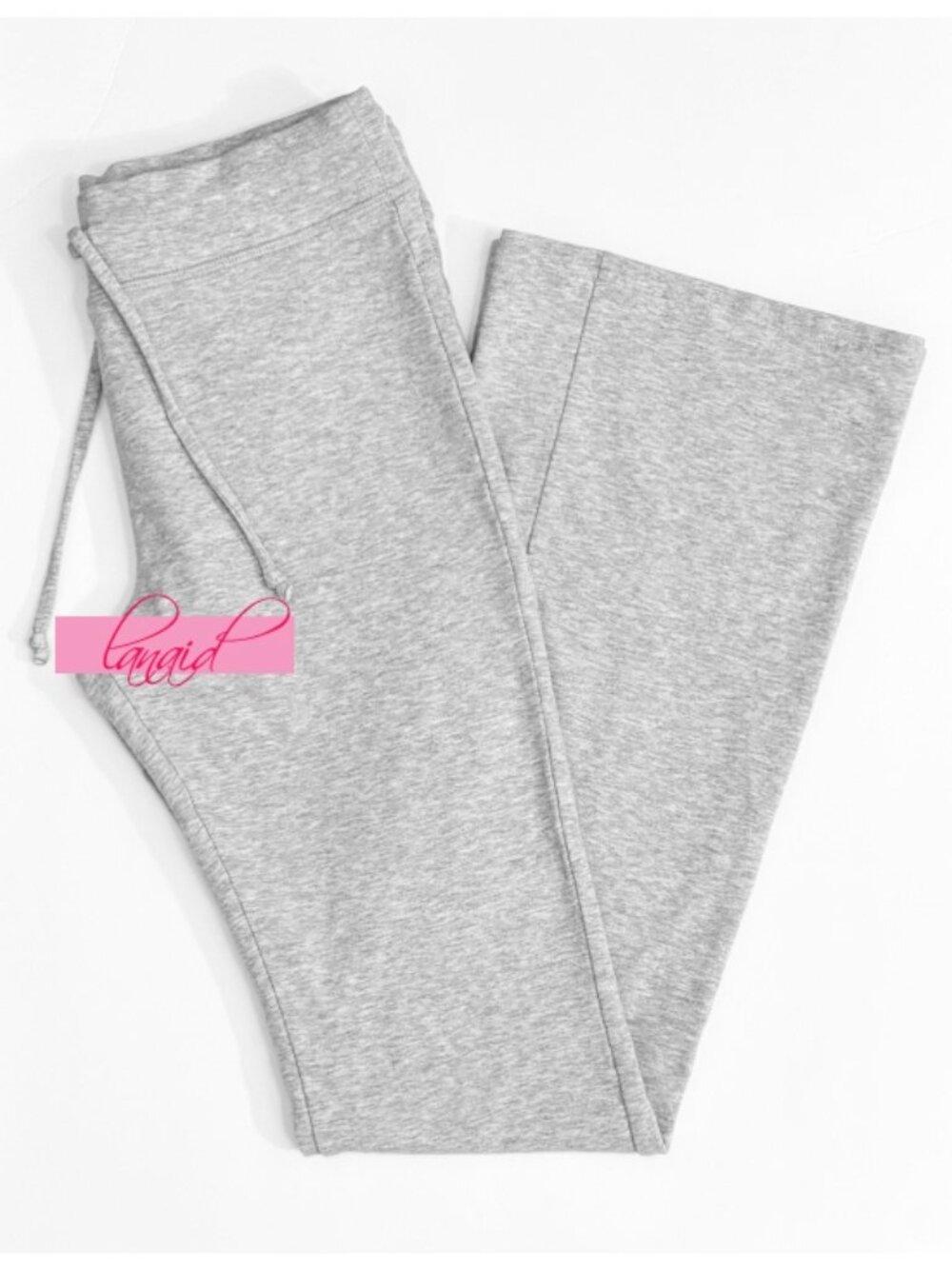 Alo Sway Bootcut Sweatpants Athletic Heather Grey High-Rise Waist Flared Sweats - Picture 12 of 16